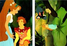 2~4X6 1994 Postcards  THUMBELINA & PRINCE CORNELIUS   Don Bluth Film~Animation picture
