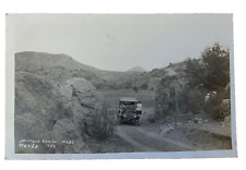 RPPC Marfa Texas c1916 Postcard Musqué Canyon Antique Automobile picture