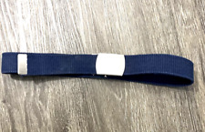 Vintage 1980's Air Force Mens Navy Blue Web Belt 32-in (L) x 1.25-in (W) picture