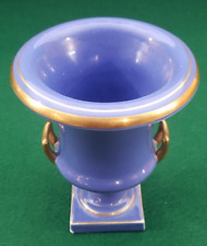 Blue and Gold Urn Vase Trenton Potteries CO picture