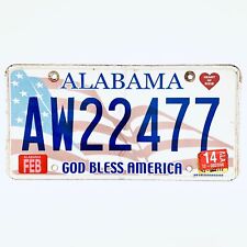 2014 United States Alabama Chambers County Passenger License Plate AW22477 picture