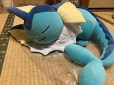 Pokemon Center Original Sleeping Vaporeon Suyasuya Big Plush Doll Gift 43cm picture