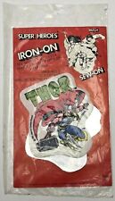 Vintage Thor Marvel Comics Super Heroes Iron-On Sew-On Patch 1980  picture
