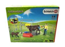 Schleich Farm World Happy Cow Wash 42529 Collectible Playset picture