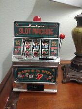  Miniature JackPot Slot Machine Preowned Battery , Nice 🆓 Shipping In The USA  picture