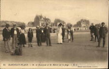 France 1912 Hardelot-Plage Beaumont and Bleriot at the Beach-Aviation Pioneers picture