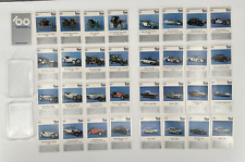 Daimler Mercedes Benz 100 Years 1886-1986 Set of 32 Cards - Quartett Game Rare picture