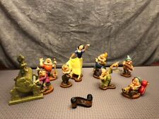 Lot of 9 WDCC Snow White and the Seven Dwarves Figurines original boxes, COA picture
