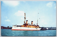 Vintage Postcard - USS Olympia - Flagship of Admiral Dewey - U.S. Navy Warship picture