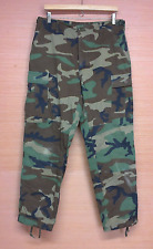 US Military Issue Woodland BDU Camouflage Combat Pants Trousers Medium Regular picture