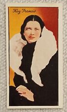 1935 Carreras Famous Film Stars #40 Kay Francis picture
