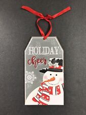 Holiday Cheer Snowman Ornament picture