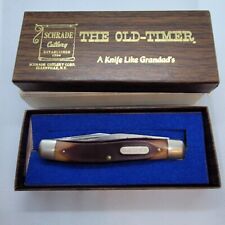 Vintage Schrade Old Timer 770T 2 Blade Folding Pocket Knife in Original Box  picture