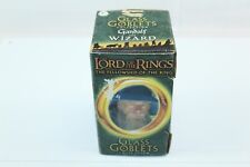 Vintage 2001 Lord Of The Rings Fellowship Gandalf Light Up Glass Goblet picture