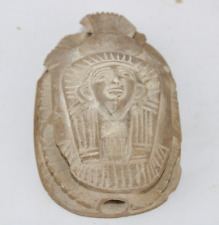 RARE ANCIENT EGYPTIAN ANTIQUE ROYAL Queen Cleopatra Scarab Tomb Protection (B0+) picture