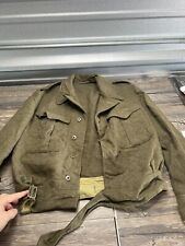 Canadian Battle Dress Jacket Protex, Olive Drab Wool Battle picture