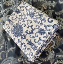 1 RALPH LAUREN PORCELAIN ROSETTE CHINOISERIE BLUE WHITE Standard Size Pillowcase picture