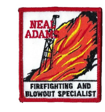 *RARE* Neal Adams Firefighting and Blowout Specialist Houston TX Texas patch NEW picture