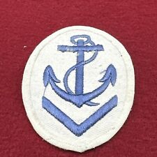 WWII/2 German CPO blue on white for summer uniform anchor and single chevron picture