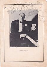 PHILADELPHIA PA. 1927 MICHAEL KHARITON PIANIST AUTOGRAPHED PIANO RECITAL PROGRAM picture