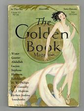 Golden Book Magazine Jul 1927 Vol. 6 #31 GD 2.0 Low Grade picture