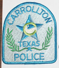 CARROLLTON POLICE Texas TX PD patch picture