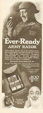 1918 Ever Ready Ad Army Outfit WWI American Safety Razor Brooklyn J Henry Art picture