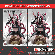 [2 PACK] DEATH OF THE VENOMVERSE #3 UNKNOWN COMICS INHYUK LEE EXCLUSIVE VAR (08/ picture