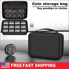 100 Durable Coin Capsules - 5 Sizes - Protect Gasket - Organized Storage Box US picture