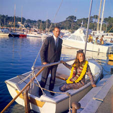 Sheila Eric Tabarly inaugurating new marina Saint-Raphael Fran- 1968 Old Photo picture