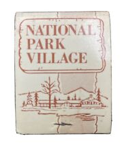 NATIONAL PARK VILLAGE  Full Unstruck Vintage Matchbook Advertising  picture