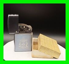 Unfired Vintage Glasgow Arms Wind Master Cigarette Lighter With Box Working Cond picture