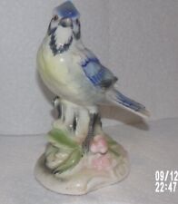Vintage ARDCO Fine Quality Dallas Porcelain Bird Blue 5 3/4 inches tall  picture