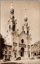 1948, Church of St. Peter & Paul, SAN FRANCISCO, California Real Photo Postcard picture