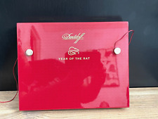 Davidoff Year of the Rat Empty Wooden Cigar Box 10x7.5x1.75 Red Lipstick picture