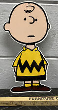 Charlie Brown Die Cut Metal Sign Tv Show Cartoon Character Cinema Gas Oil picture