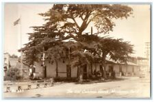 c1940's The Old Custom House View Monterey California CA RPPC Photo Postcard picture