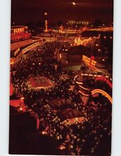 Postcard Night View of the Midway, Canadian National Exhibition, Toronto, Canada picture