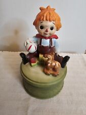 Vintage Berman Anderson Rotating music box Ragedy Andy picture