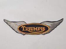 Vintage NOS Patch Triumph Motorcycle Shirt Jacket Hat picture