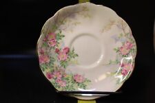 Royal Albert  saucer Wild Rose pattern teacup floral lakeside scene picture