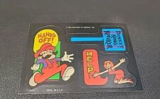 1982 Topps Donkey Kong Hands Off/Donkey Kong Konker/Help  picture