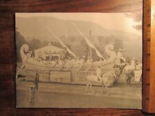Antique Vintage 1890s Print Casco Bay Steamboat Co Parade Float Portland ME picture