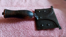 ANTIQUE STEEL HORSE GROOMING CURRY COMB, BRUSH, VINTAGE, 1800'S AMERICAN picture