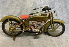 🚨🔥Vintage 1/6 1917 Harley Davidson 3 Speed Model F Motorcycle DieCast Xonex picture