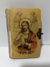 Antique Catholic Prayer Book w/Celluloid Cover - In Polish 1912 picture