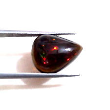 Gorgeous Ethiopian Black Opal Cabochon Pear Shape 5.15 Crt Loose Gemstone picture