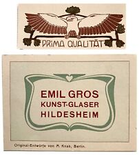 1903 German Art Nouveau / Jugenstil Labels for Businesses picture