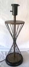 Vintage MSLC 50s Wire Brass Atomic McM Torchiere Table Lamp 22