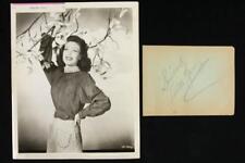 NobleSpirit {3970} Excellent Loretta Young Photo With Autograph picture